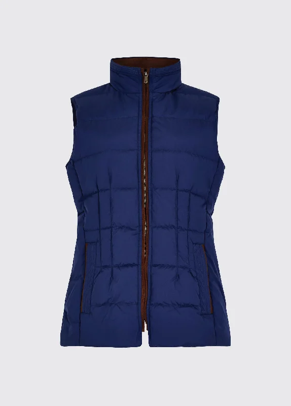 Spiddal Quilted Gilet - Peacock Blue