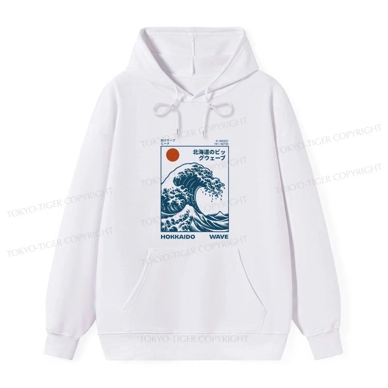 Tokyo-Tiger Hokkaido Wave Japan Classic Hoodie