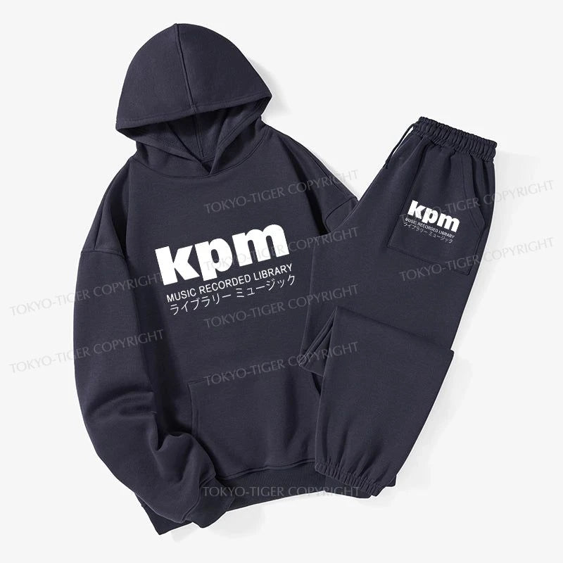 Tokyo-Tiger KPM Music Japan Fleece Lined Hoodie Set