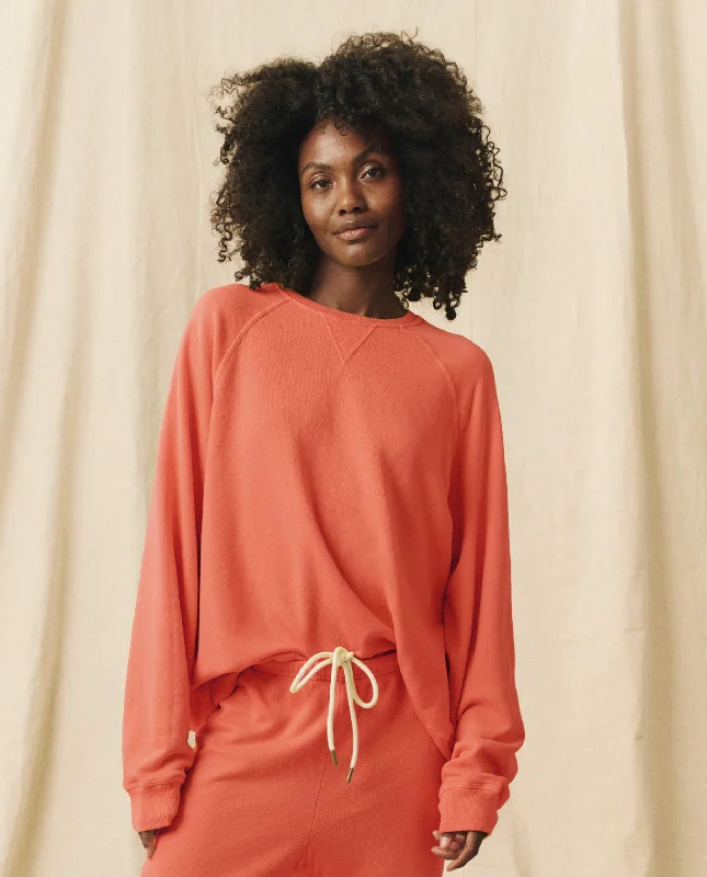 The Slouch Sweatshirt. Solid -- Heirloom Tomato