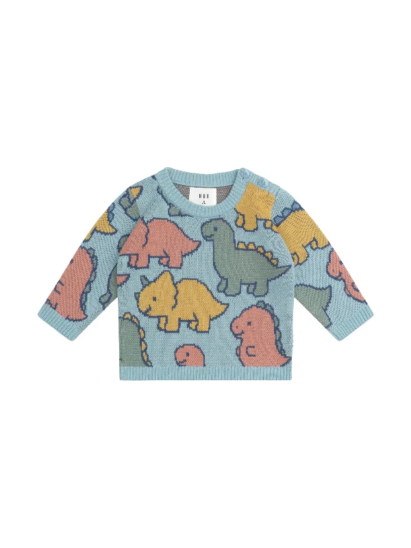 Allover Dino Sweater