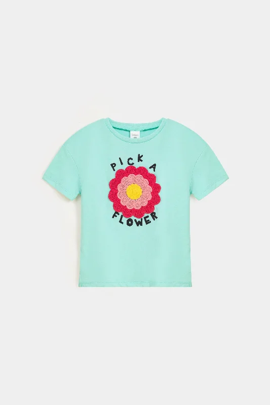 Embroidered Flower T-Shirt