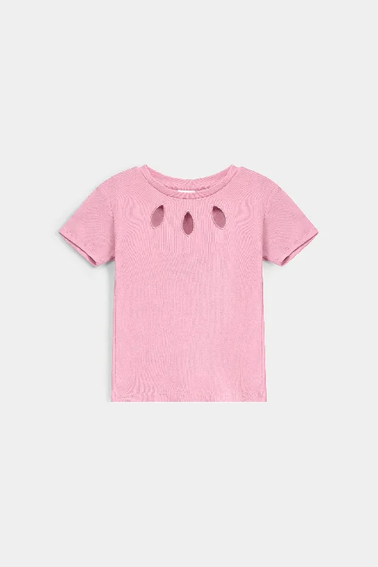 T-Shirt With Cut-Out Details