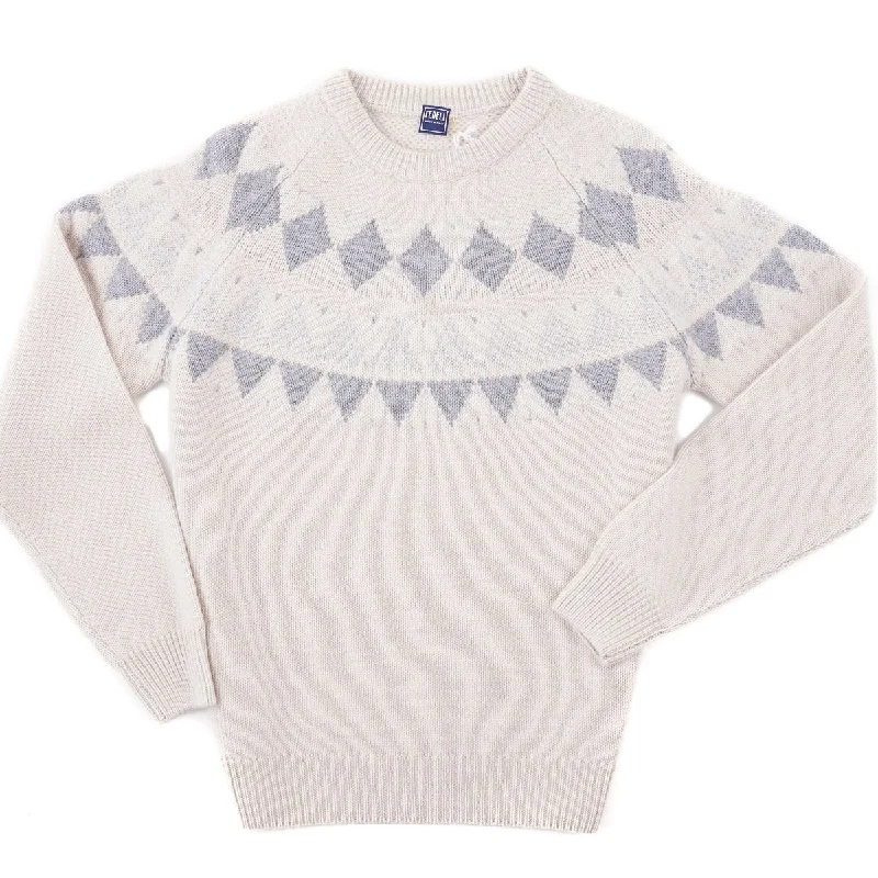 Fedeli Jacquard Knit Cashmere Sweater