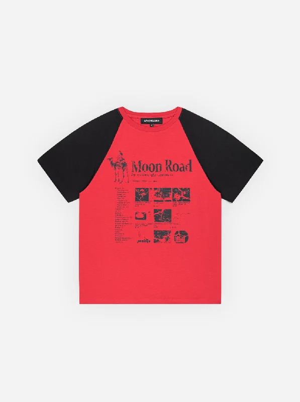 MOON ROAD T-SHIRT - RED