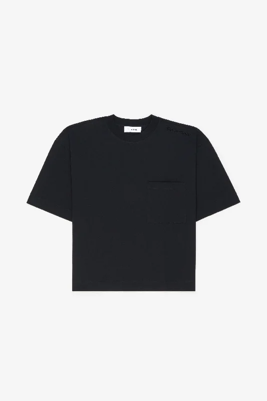 OVERSIZE POCKET TEE SHIRT BLACK