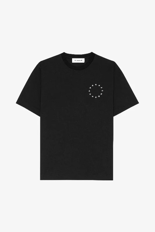 REGULAR TEE SHIRT EUROPA BACK BLACK