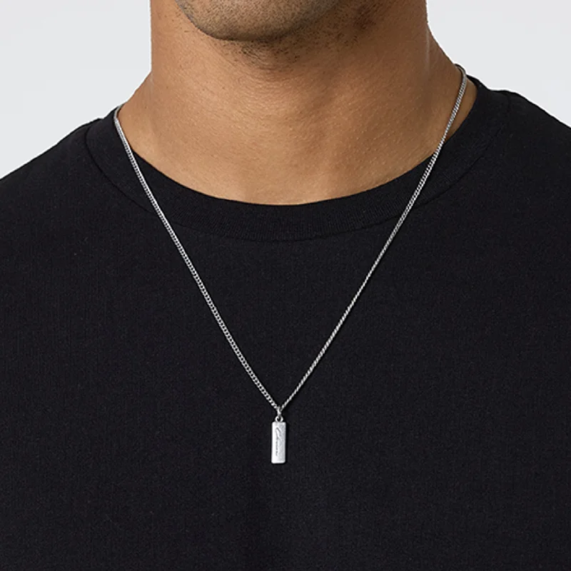 Totem Pendant Necklace | Silver