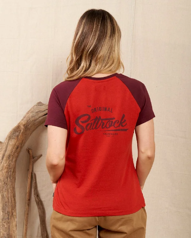 Trademark Original - Womens Recycled Raglan T-Shirt - Red