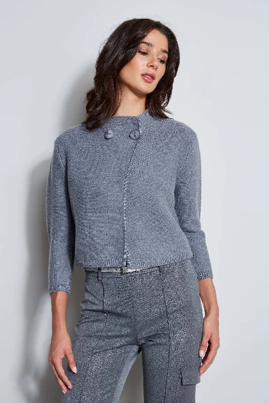 Two Button Wool Sweater