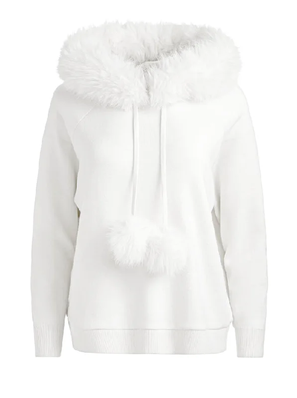 Aloscar Fur Trimmed Hoodie