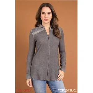 Simply Noelle Trailblazer Top/Jacket - Taupe