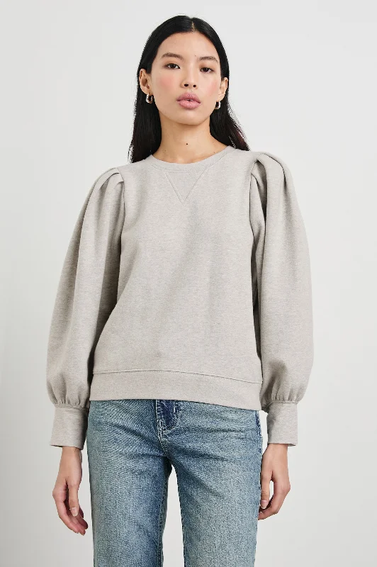 TIFFANY SWEATSHIRT - HEATHER GREY