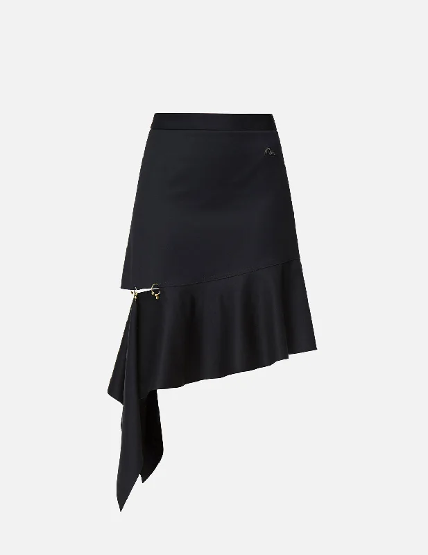 Asymmetric Drape Skirt