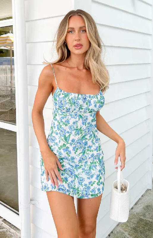 Isabel White Floral Mini Dress