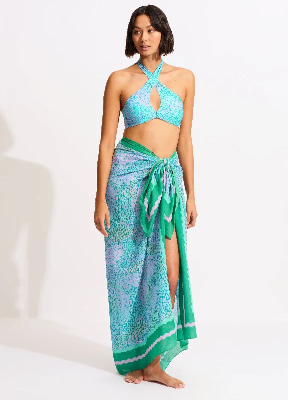 Sea Skin Sarong - Vivid Green